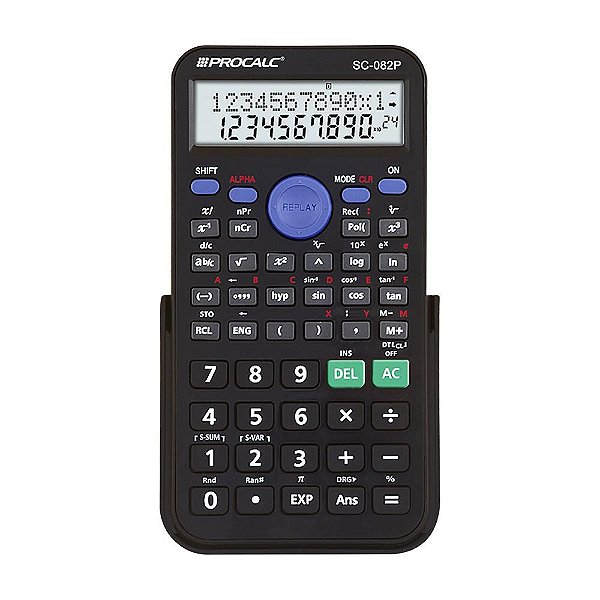 Calculadora Científica 240 Funções Preta Procalc SC82P