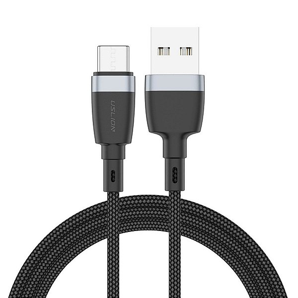 Cabo USB-A x USB-C 3A QC 3.0 Nylon 1m Uslion