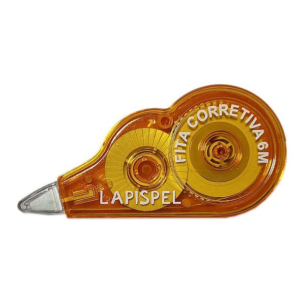 Fita Corretiva 5mm 6 Metros Laranja Lapispel 802415