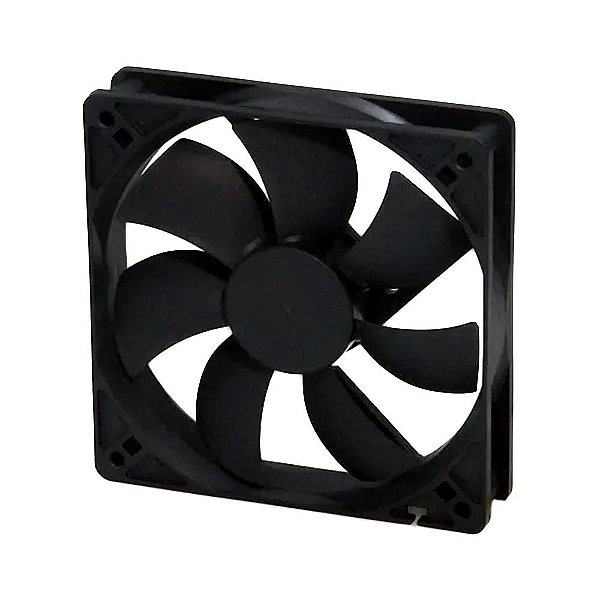 Cooler Fan 120mm 12cm Ventoinha Gabinete Preto Dex DX-12C