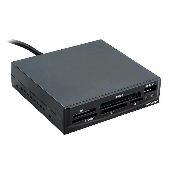 Leitor de Cartão SD Interno 30 em 1 USB Multilaser AC069