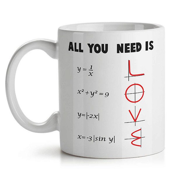 Caneca de Cerâmica 325ml All You Need Is Love Yaay! CAN126