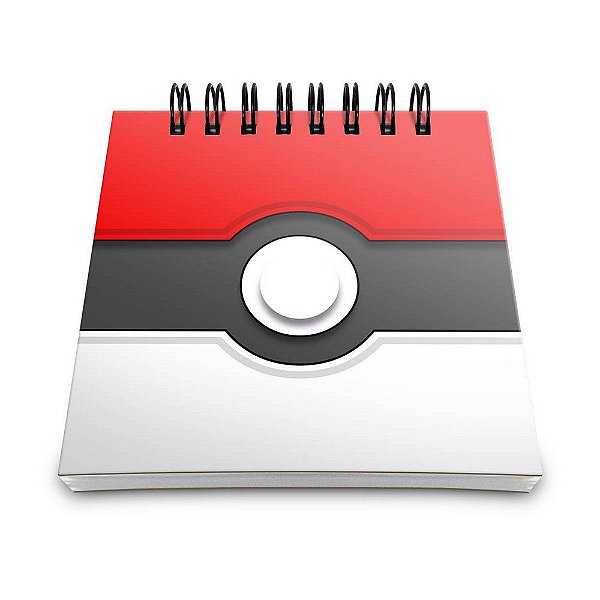 Bloco de Anotações 60 Folhas Poketball Yaay! BLO020