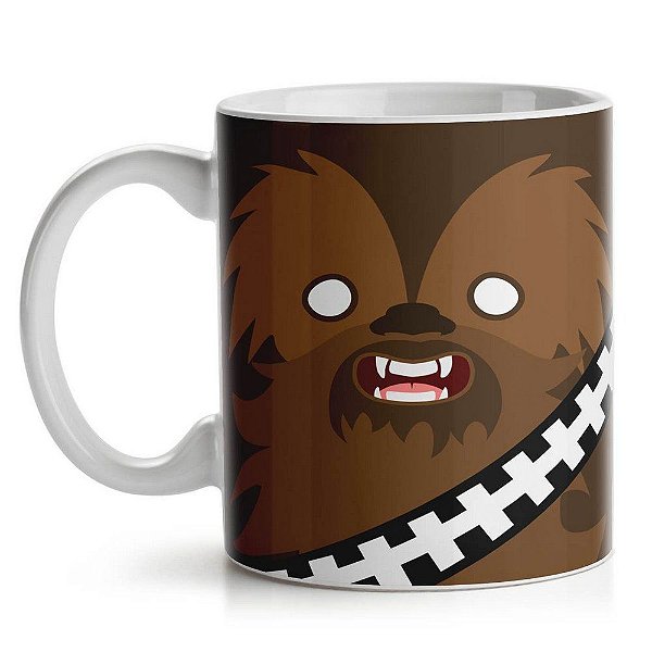 Caneca de Cerâmica 325ml Geek Side Chill Bacca Yaay! CAN121