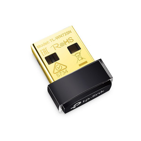 Adaptador USB Wireless N 150Mbps Wi-Fi TP-Link TL-WN725N