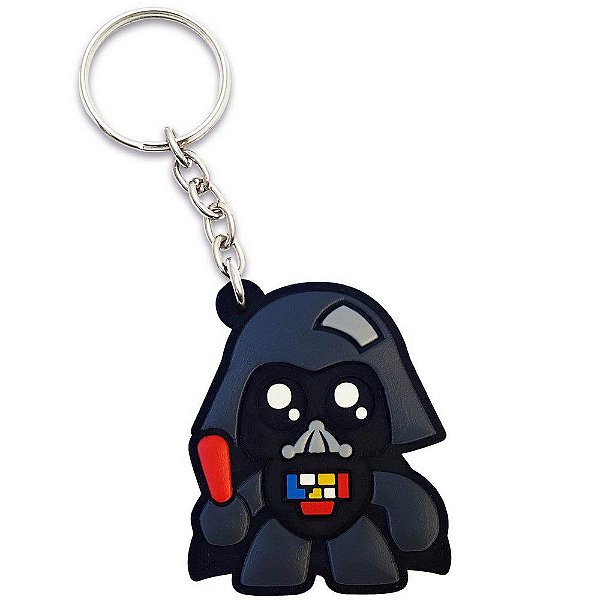 Chaveiro Emborrachado Geek Side Vader Yaay! KEY029