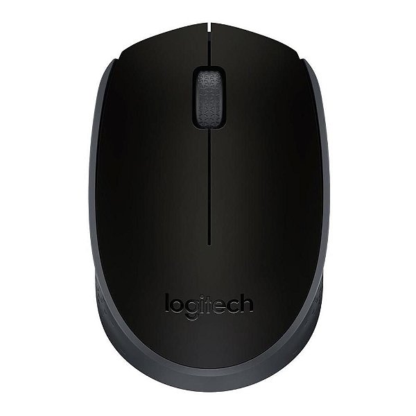 Mouse Óptico Sem Fio 1000 DPI Preto Logitech M170