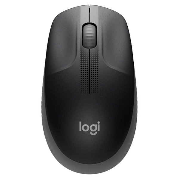 Mouse Óptico Sem Fio 1000 DPI Cinza Logitech M190