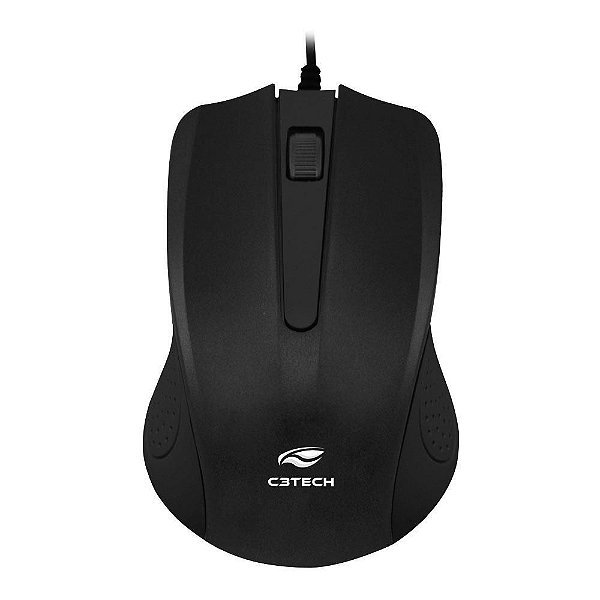 Mouse Óptico USB 1000 DPI Preto C3Tech MS-20BK