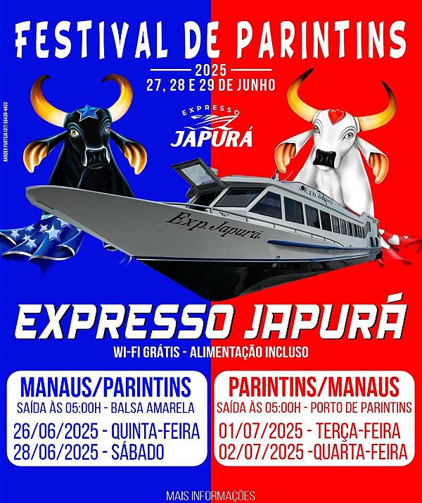 Festival de Parintins lancha japurá