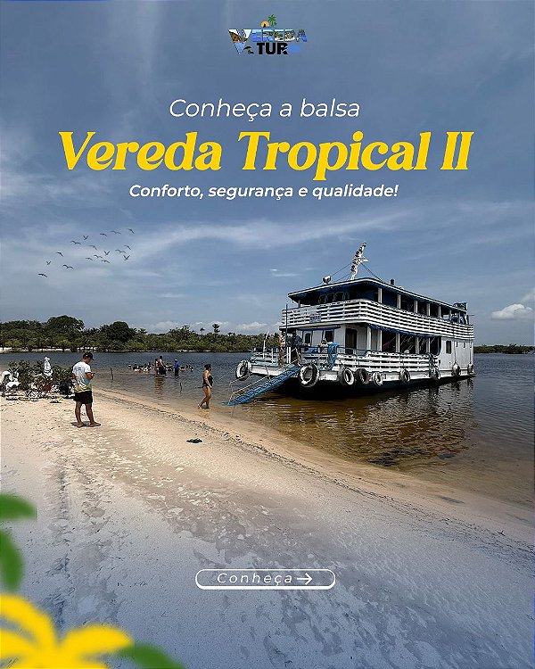 Ferryboat para passeio com 80 pessoas