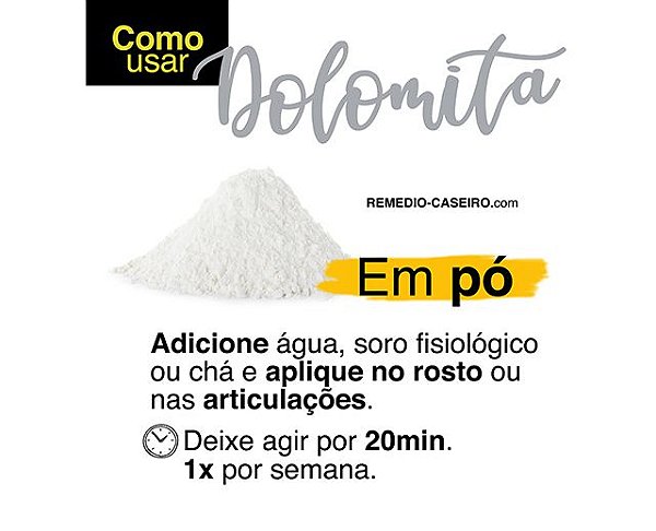 DOLOMITA EM PÓ 100gr