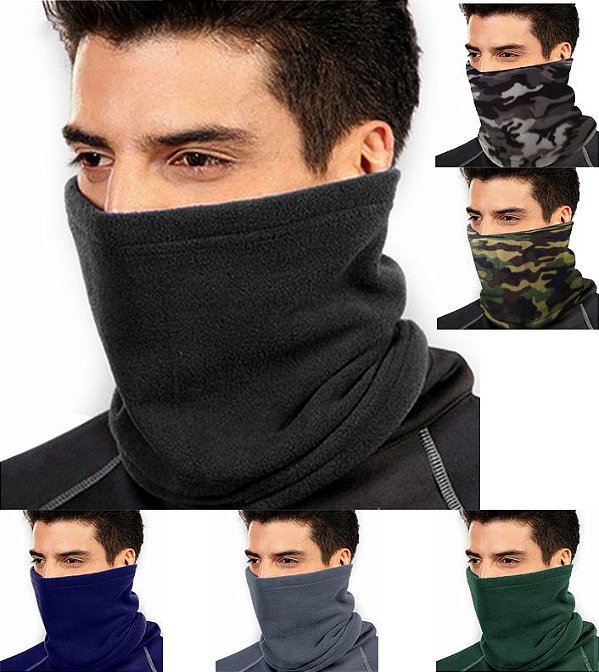 Gola Touca Balaclava Cachecol Pescoço Frio Intenso Vento