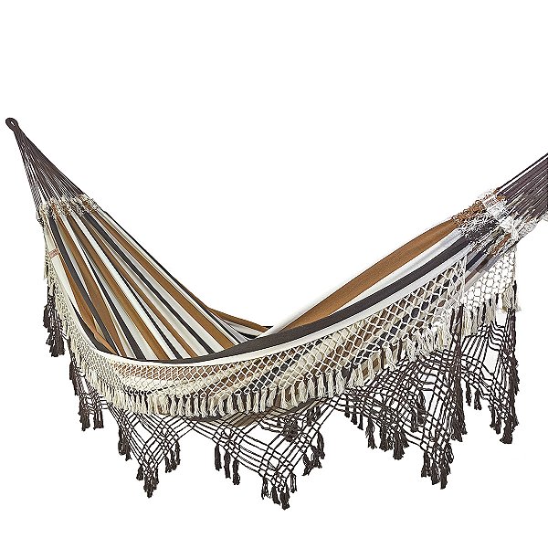 Rede de Descanso Duquesa Marrom , Bege e Caramelo.