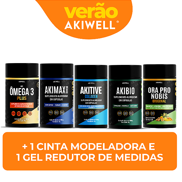 Kit Verão Homem + Brinde Cinta Modelora e Gel Redutor