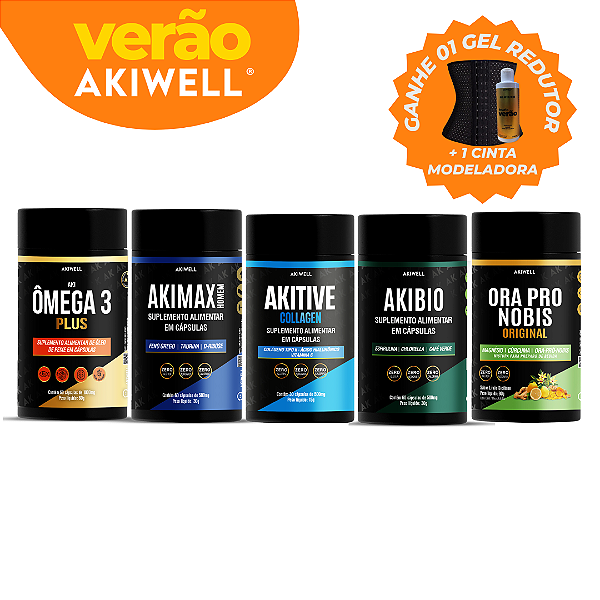 Kit Verão Homem + Brinde Cinta Modelora e Gel Redutor