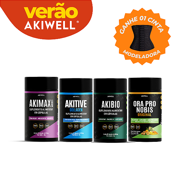 Kit Verãoe Essencial Mulher + Brinde Cinta Modelora