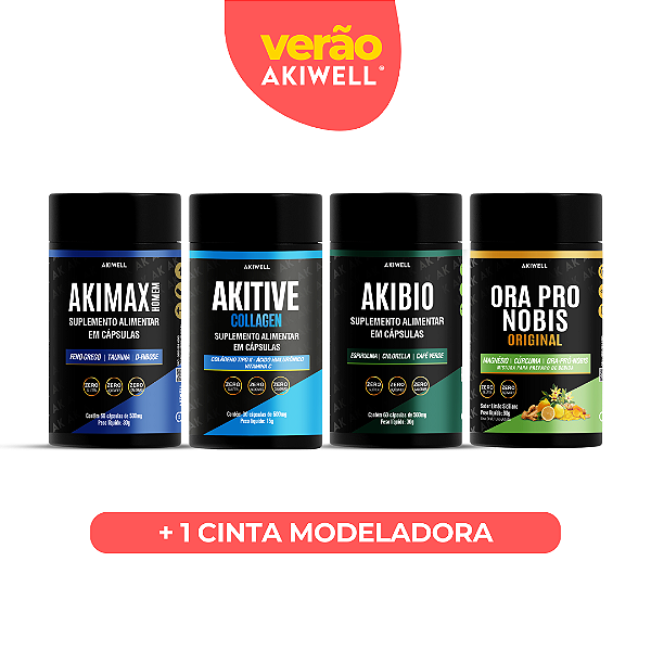 Kit Verão Basic Homem + Brinde Cinta Modelora