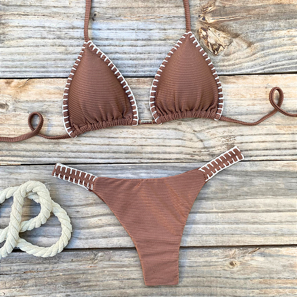 Biquíni Ouro Café