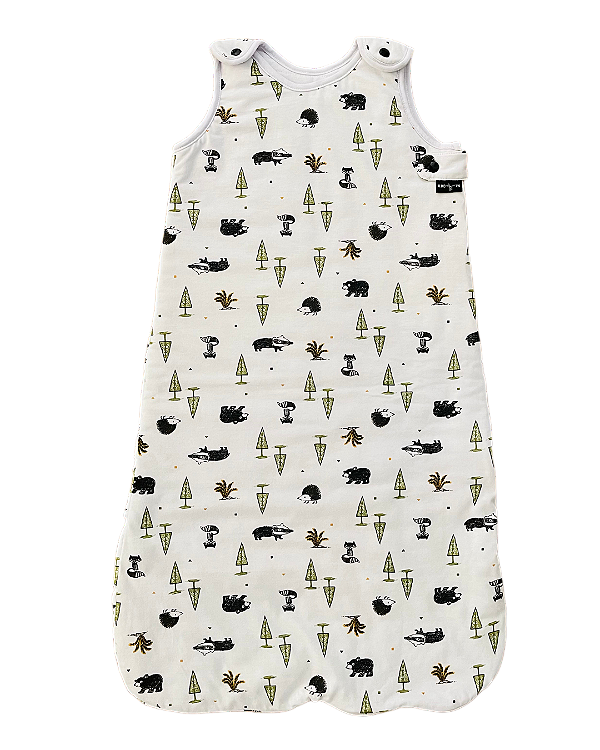 Pacotinho dorminhoco inverno - Linha Conforto - FLORESTA Tamanhos RN / 3 a 6 / 6 a 12 meses