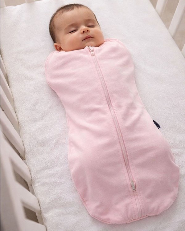 Swaddle Charutinho - Rosa Bebê