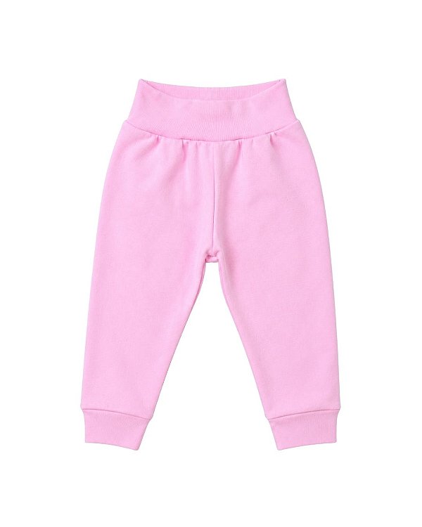 Calça Cós Anticólica Rosa Bebê