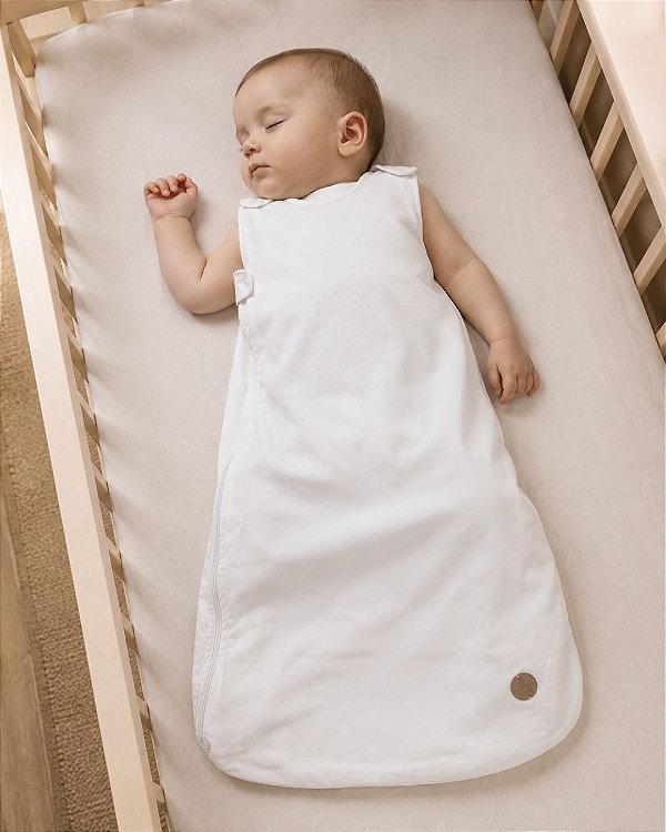 Saco de Dormir Verão Branco - 0 a 6 meses / 6 meses a 1 ano