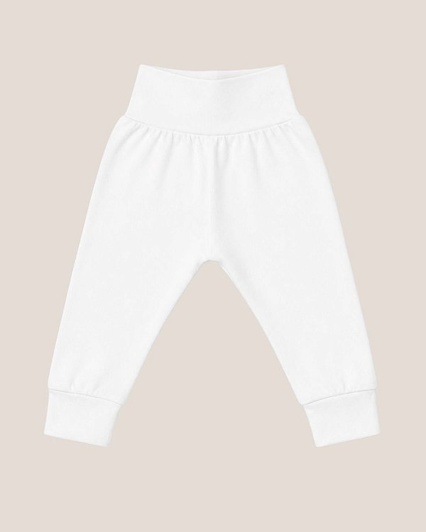 Calça Bebê Cós Anticólica Branca – Algodão
