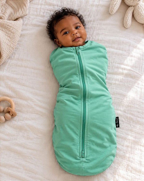 Swaddle Charutinho Cueiro - Verde Menta