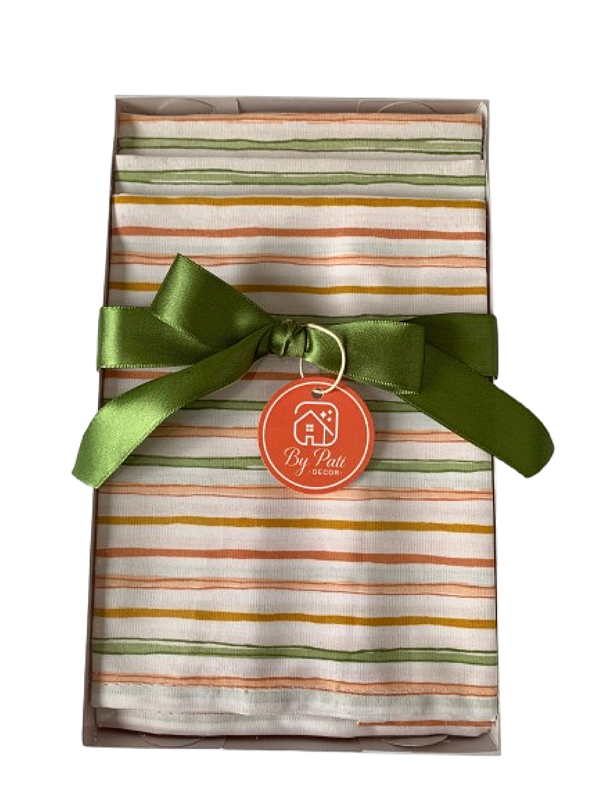 Kit 4 Guardanapos Tecido 100% Algodão  45cmx45cm  Mesa Posta