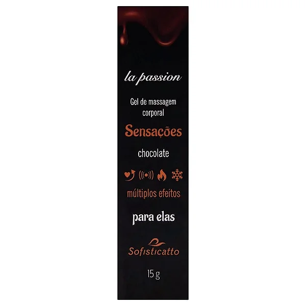 SENSAÇÕES | Gel Excitante Eletrizante Beijável sabor Chocolate