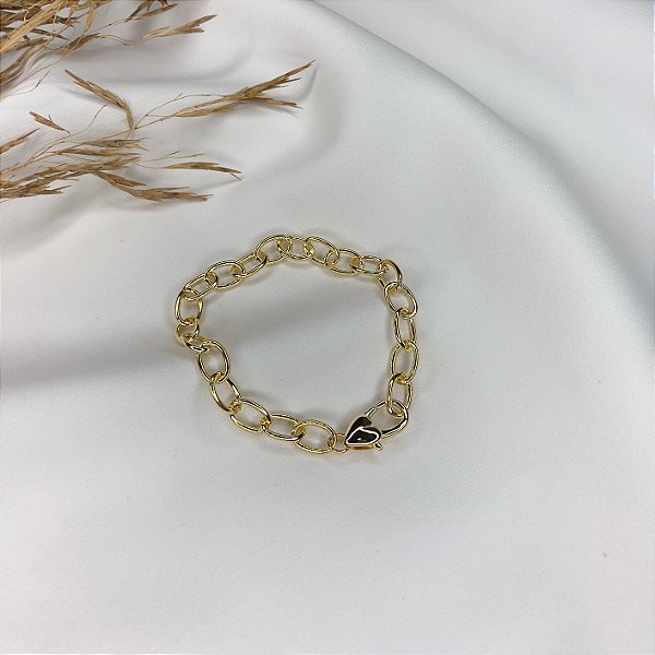 Pulseira Folheada Elos