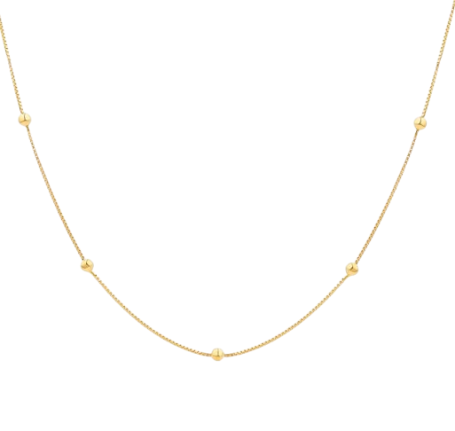 Colar Esfera em Ouro Amarelo 18k