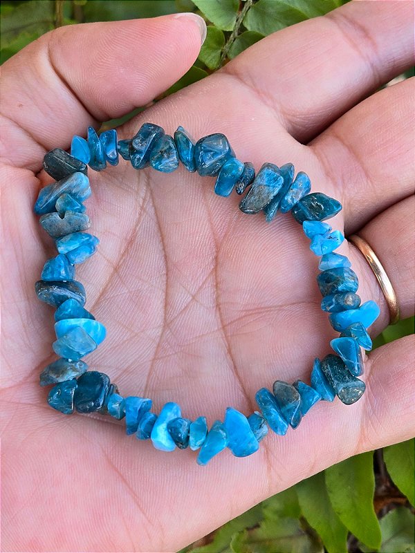 Pulseira de Apatita Cascalho