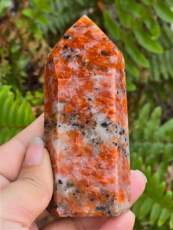 Gerador de Calcita Laranja com Apatita - Cod. PTA 967