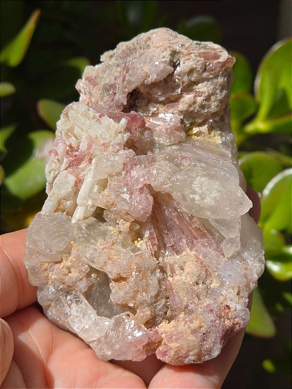 Turmalina Rosa (Rubelita) na Matriz com Marcassita - Cod. TNM 150