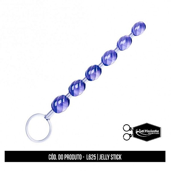 Plug Ball Jelly Stick 1 com 6 Esferas 20 cm La Pimienta