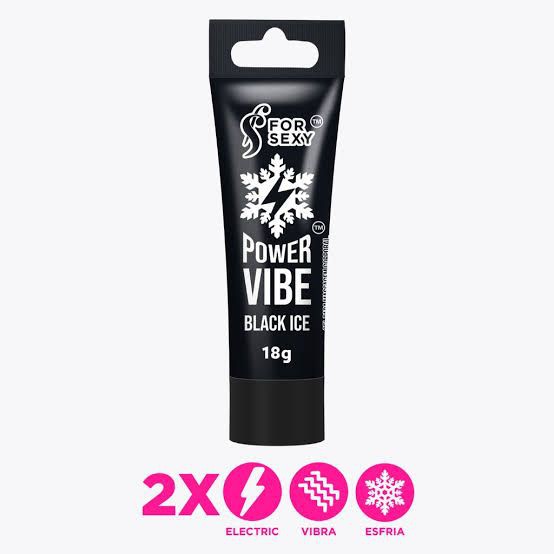 Power Vibe Black Ice Vibrador Líquido 18g For Sexy