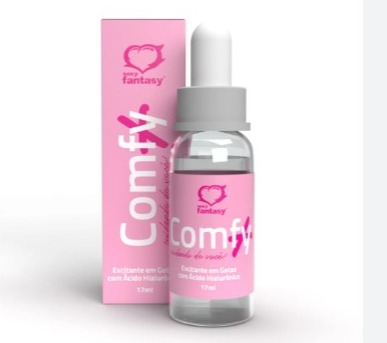 Comfy+ excitante hot em gotas com ácido hialurônico