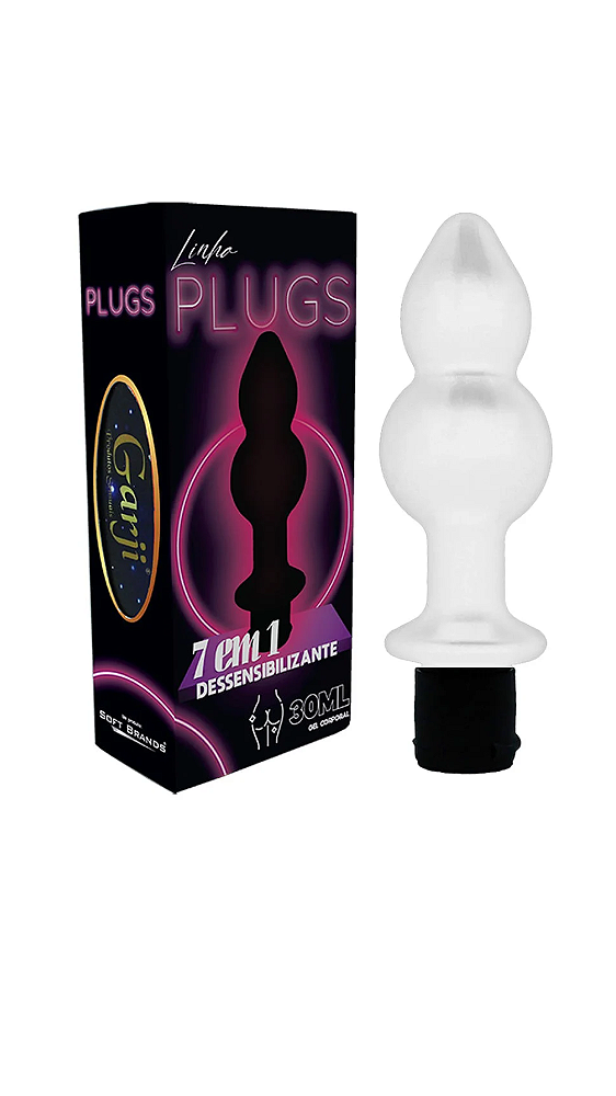 Plug + Gel dessensibilizante Linha Garji com 7 funções