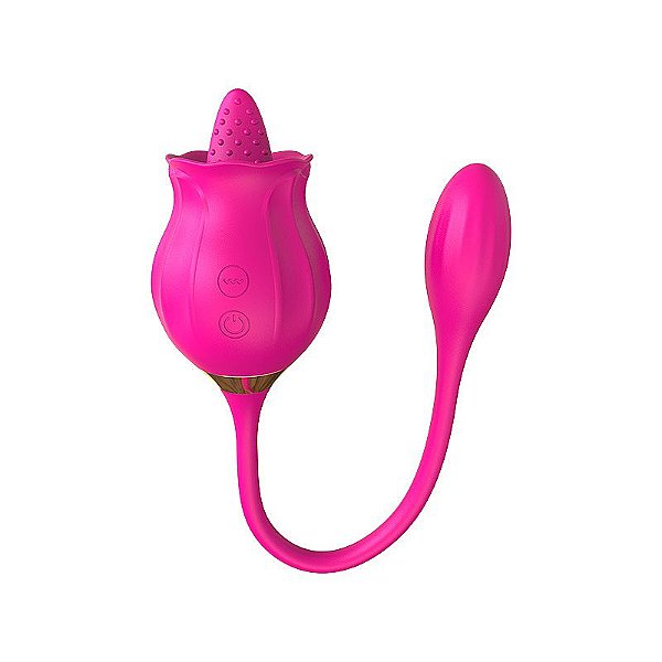 Vibrador de Ponto G e Clitóris com Pulsação - Snak Tongue - SI
