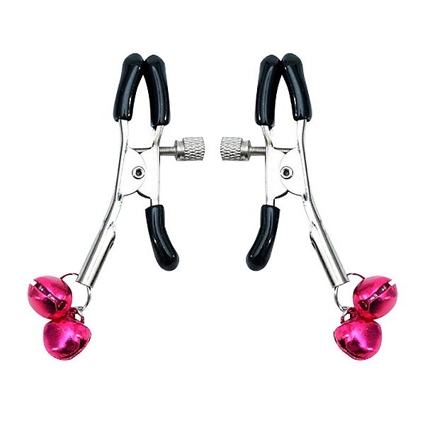 Grampos para os Seios - Prendedor de mamilo - Rosa