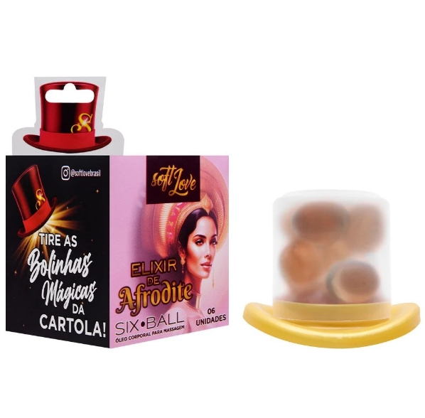 Six Ball Afrodite Bolinha Excitante 6 Unidades Soft Love