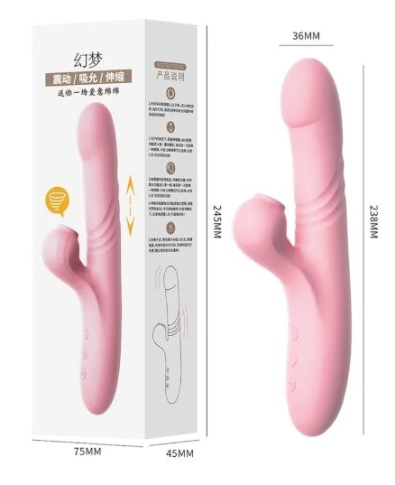 Lilo Vibrador Ponto G e Clitóris com 10 Modos de Vibração e Pulsação