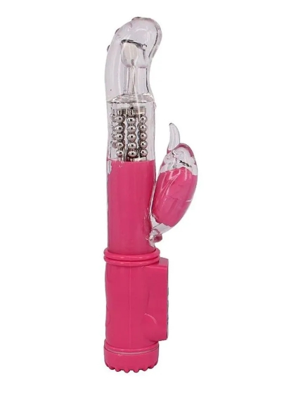 Vibrador rotativo de coelho - À Pilha - SI