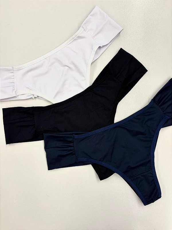 Calcinha borboleta fio duplo cavadinha