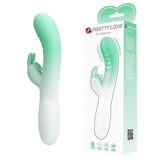 Vibrador de Ponto G e Clitóris à Pilha - Cerberus