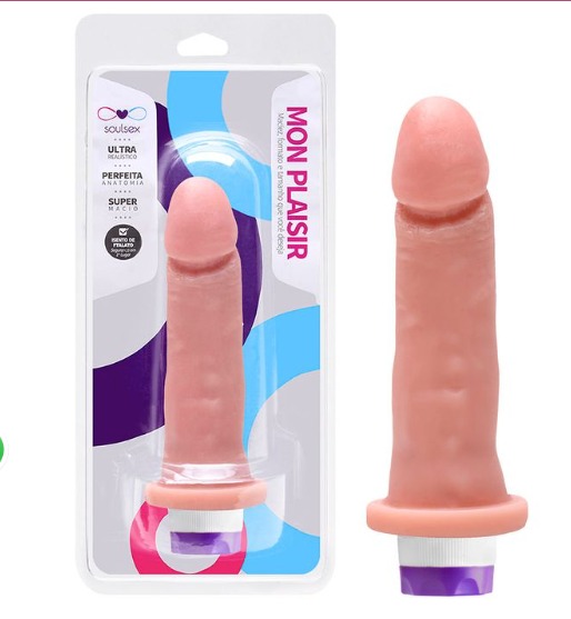 Prótese Vibrador Interno 15 X 3,5Cm Soulsex