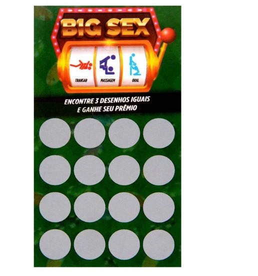 Raspadinha Big Sex Unitária Sensual Love