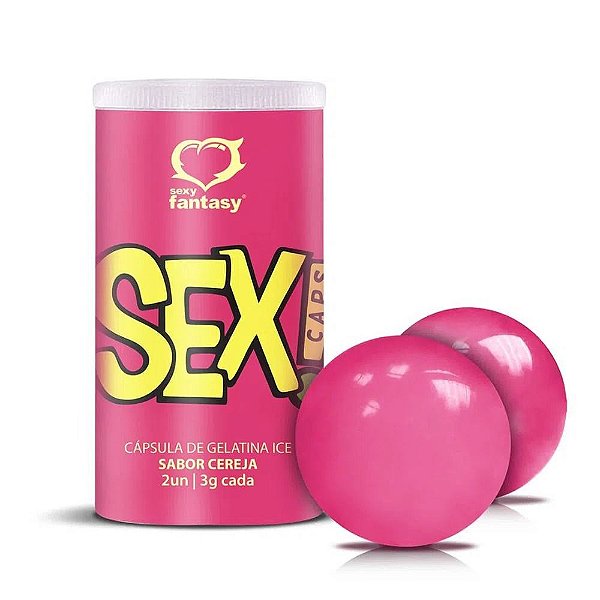 Bolinhas explosivas com sabor sex caps